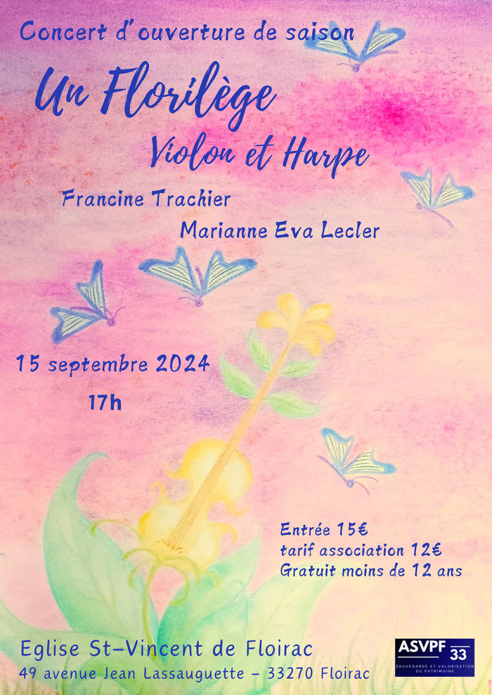 Un Florilège, violon et harpe